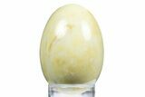 Polished Tremolite Jade Egg - Australia #312708-1